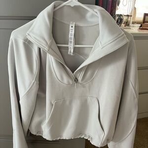 lululemon Brushed Softstreme Ribbed Half Zip